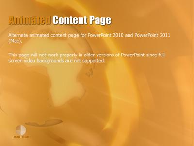 Slide 4 layout from the Golden Earth presentation deck.