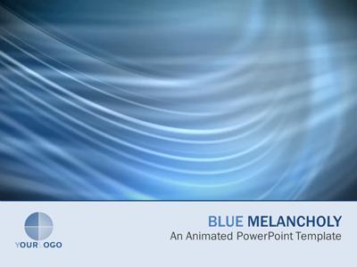 Slide 3 layout from the Blue Melancholy presentation deck.