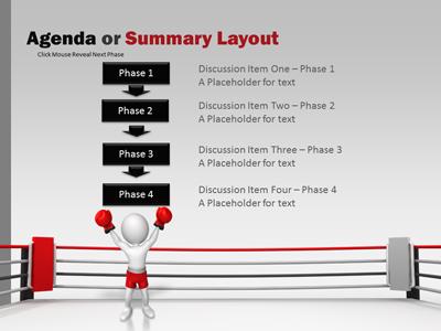 Slide 3 layout from the Knock Out Competition presentation deck.