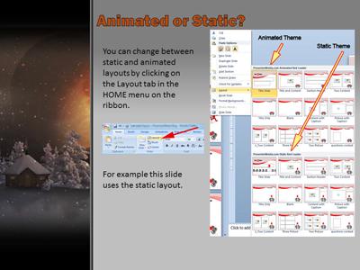 Slide 3 layout from the Mystic Winter Landscape presentation deck.