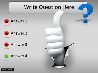 Slide 4 layout from the Question And Answer Tool Kit presentation deck.
