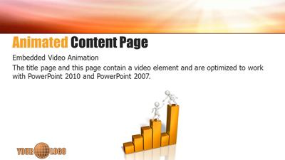 Slide 3 layout from the Abstract Sunrise presentation deck.