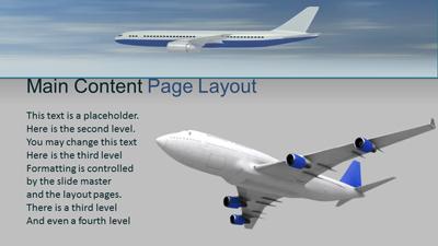 Slide 3 layout from the Airport Travel presentation deck.