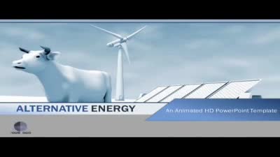 Slide 1 layout preview from the Alternative Energies deck, optimized for creative multimedia presentations.