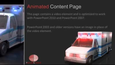 Slide 2 layout from the Ambulance Flash presentation deck.