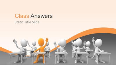 Slide 2 layout from the Class Answers presentation deck.