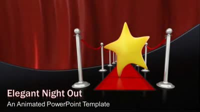 Slide 2 layout from the Elegant Night Out presentation deck.