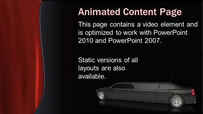 Slide 3 layout from the Elegant Night Out presentation deck.