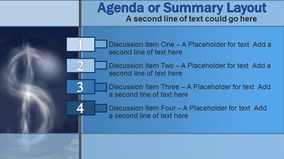 Slide 3 layout from the Future Of The Dollar presentation deck.