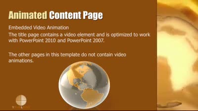 Slide 2 layout from the Golden Earth presentation deck.