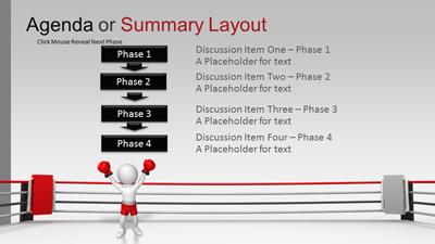 Slide 3 layout from the Knock Out Competition presentation deck.