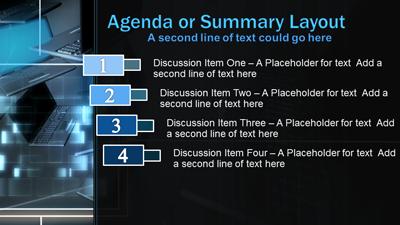 Slide 3 layout from the Laptop Connection presentation deck.