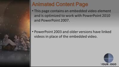 Slide 2 layout from the Mystic Winter Landscape presentation deck.