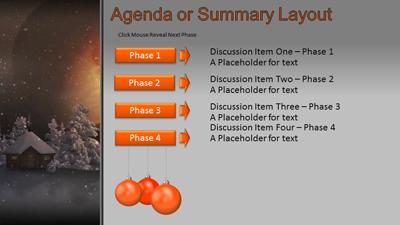 Slide 3 layout from the Mystic Winter Landscape presentation deck.