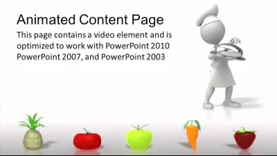 Slide 3 layout from the Nutritious Food presentation deck.