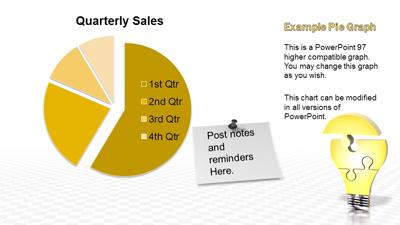 Slide 3 layout from the Puzzle Piece Light Bulb PowerPoint Theme presentation deck.