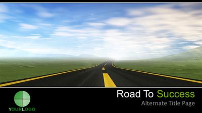 Slide 2 layout from the Road To Success presentation deck.