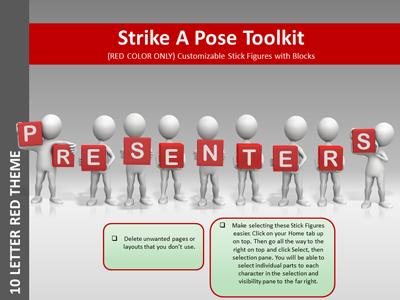 Slide 3 layout from the Strike A Pose Tool Kit presentation deck.