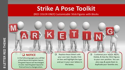 Slide 2 layout from the Strike A Pose Toolkit presentation deck.