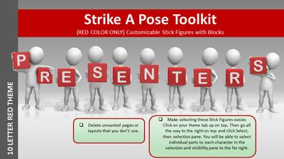 Slide 3 layout from the Strike A Pose Toolkit presentation deck.