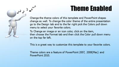 Slide 3 layout from the Stylish Musical Flow presentation deck.