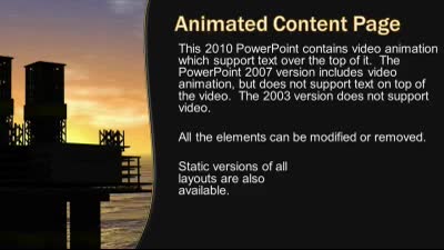Slide 2 layout from the Sunset Oil Rig presentation deck.