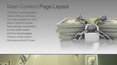 Slide 3 layout from the US Falling Money presentation deck.
