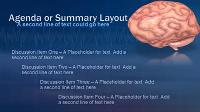 Slide 3 layout from the Vital Organ Brain Scan presentation deck.