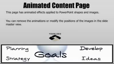 Slide 2 layout from the Your Goals And Objectives presentation deck.