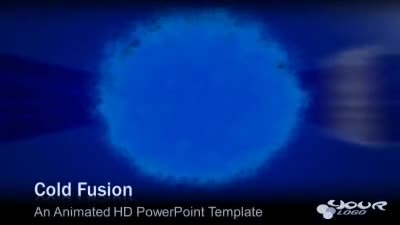Cold Fusion PowerPoint Template layout preview.