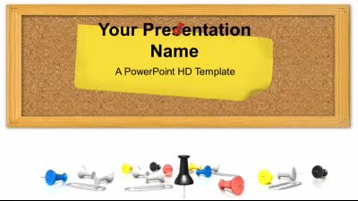 Office Work PowerPoint Template layout preview.