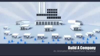 Build A Company PowerPoint Template layout preview.