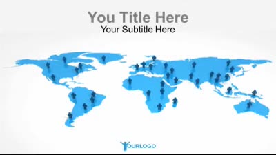 Global Popup PowerPoint Template layout preview.