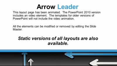 Slide 2 layout from the Arrow Leader presentation deck.