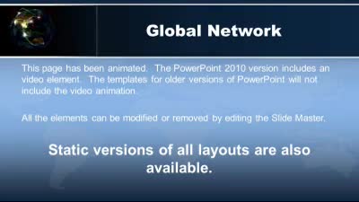 Slide 2 layout from the Global Network presentation deck.