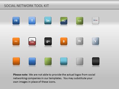 Slide 4 layout from the Social Network Tool Kit presentation deck.