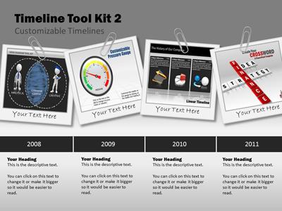 Timeline Tool Kit 2 PowerPoint Template layout preview.