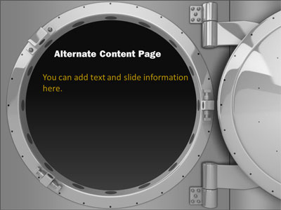 Slide 3 layout preview from the Open Vault deck.