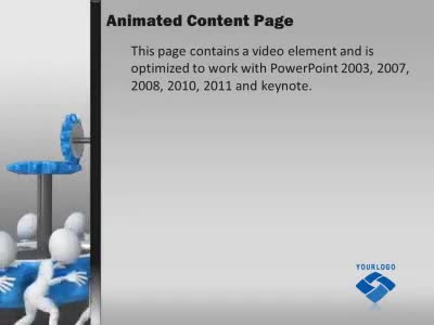 Slide 2 layout from the Team Turning Gears presentation deck.