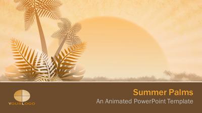 Slide 3 layout from the Summer Palms presentation deck.