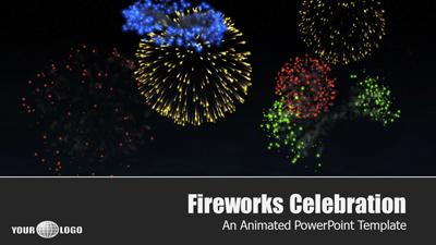 Slide 3 layout from the Fireworks Celebration presentation deck.