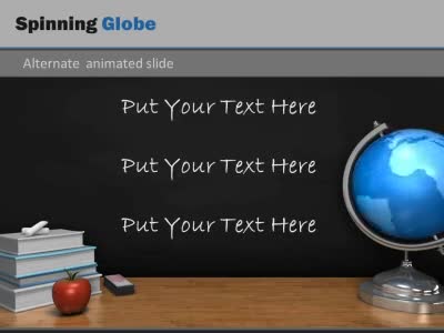 Slide 2 layout from the Teachers Desk Chalkboard presentation deck.