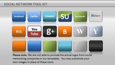 Slide 3 layout from the Social Network Tool Kit presentation deck.