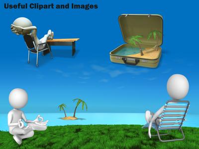 Slide 4 layout from the Taking A Relaxing Break presentation deck.