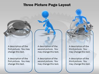 Slide 4 layout from the Surrounded By Traps presentation deck.