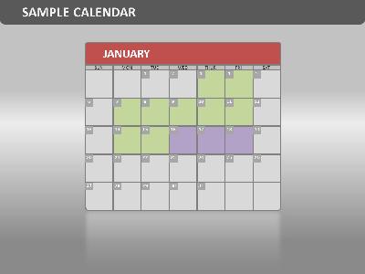 Slide 2 layout from the Calendar Tool Kit presentation deck.
