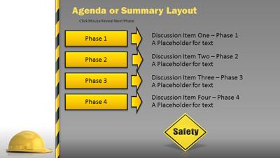 Slide 2 layout from the Hard Hat Safety presentation deck.