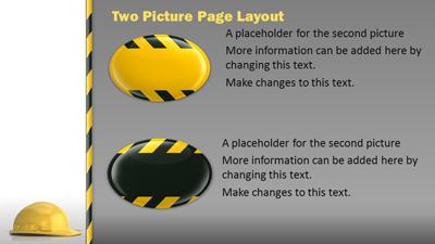Slide 3 layout from the Hard Hat Safety presentation deck.