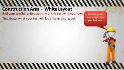 Slide 3 layout from the Construction Area Tool Kit presentation deck.