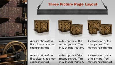 Slide 3 layout from the Steam Factory presentation deck.